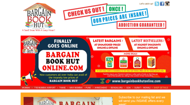bargainbookhut.com