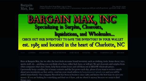 bargainmaxinc.weebly.com