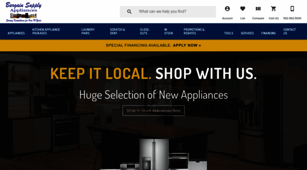 bargainsupplyappliance.com