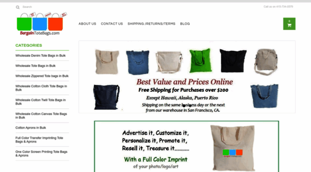 bargaintotebags.com