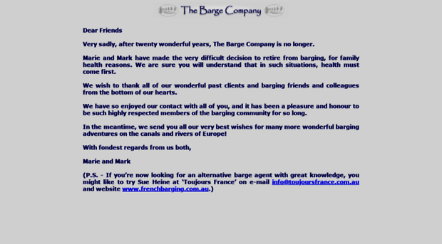 bargecompany.com