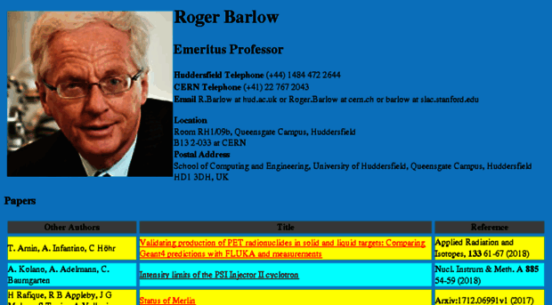 barlow.web.cern.ch