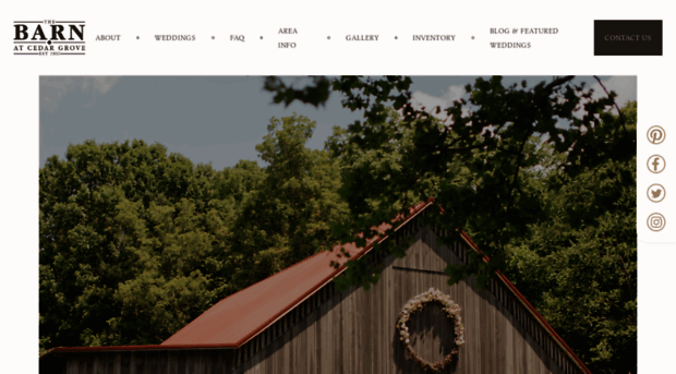 barnatcedargrove.com