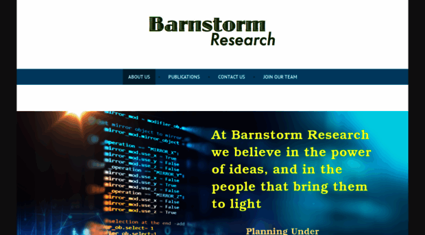 barnstormresearch.com