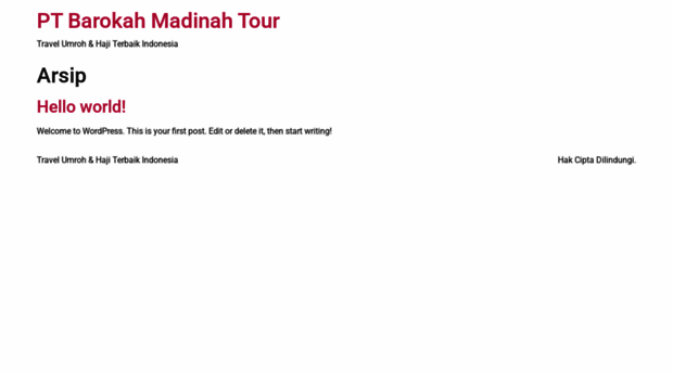 barokahmadinahtour.com