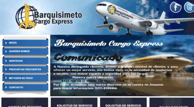 barquisimetocargoexpress.com