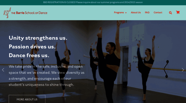 barrieschoolofdance.com