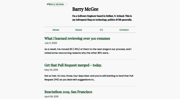 barrymcgee.co.uk