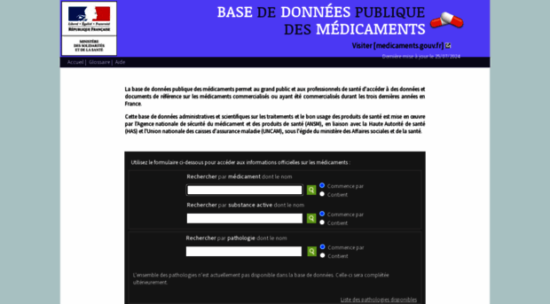 base-donnees-publique.medicaments.gouv.fr