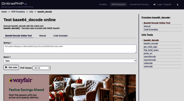 base64_decode.onlinephpfunctions.com