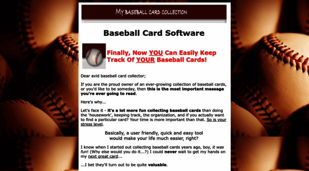 baseball-card-software.com