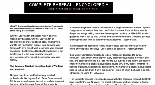 baseball-encyclopedia.com