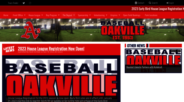 baseballoakville.com