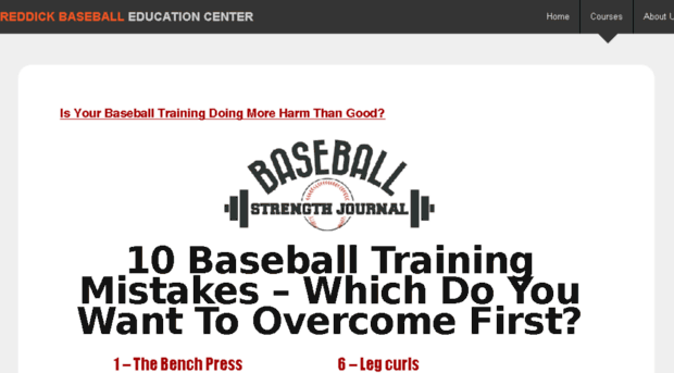 baseballstrengthjournal.com