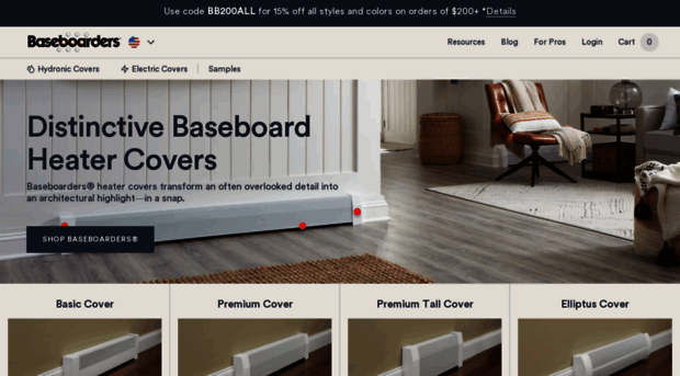 baseboardheatercovers.com