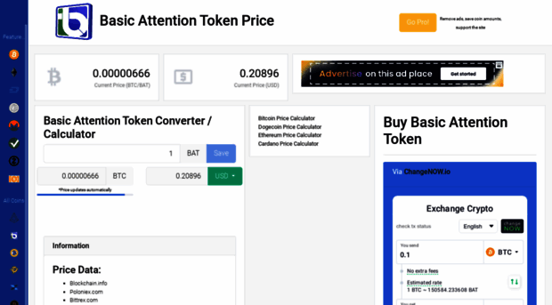 basicattentiontoken.price.exchange