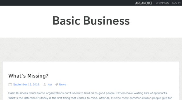 basicbusiness.areavoices.com