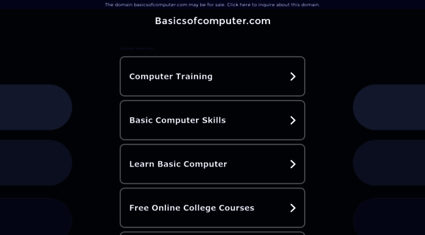 basicsofcomputer.com