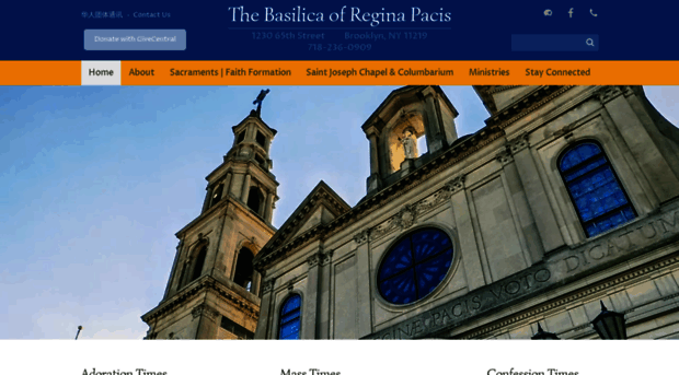 basilicaofreginapacis.org