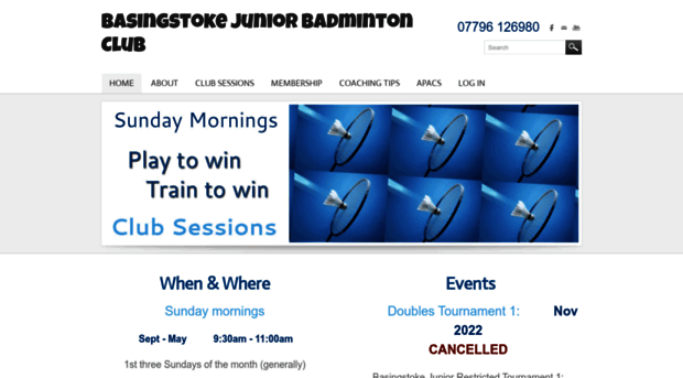 basingstokejuniorbadminton.co.uk