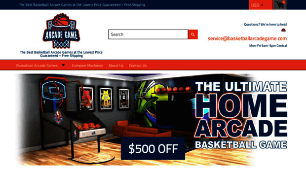 basketballarcadegame.com