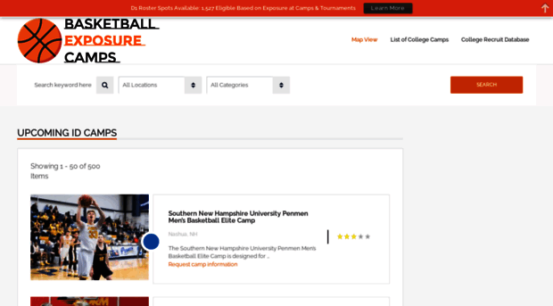 basketballexposurecamps.com