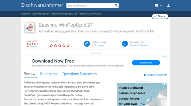 bassline-winpopup.software.informer.com