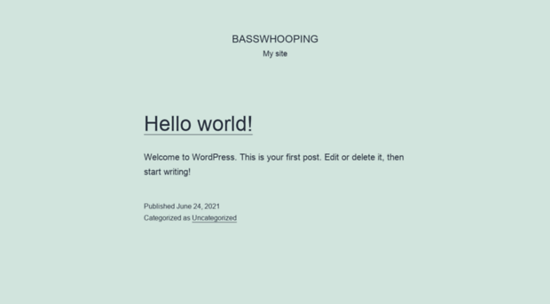 basswhooping.com