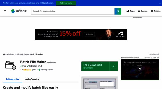 batch-file-maker.en.softonic.com