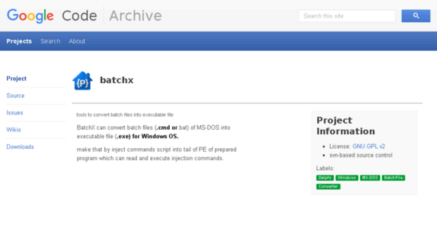 batchx.googlecode.com