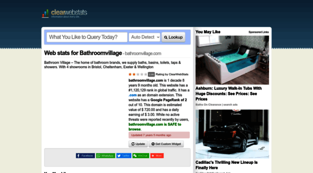 bathroomvillage.com.clearwebstats.com