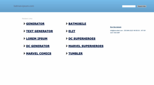 batman-ipsum.com