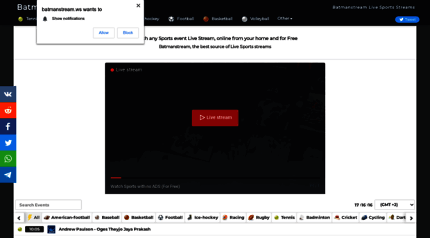 batmanstream.ws Batmanstream Sports Live Strea Batmanstream