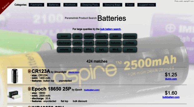 batteries.parametrek.com