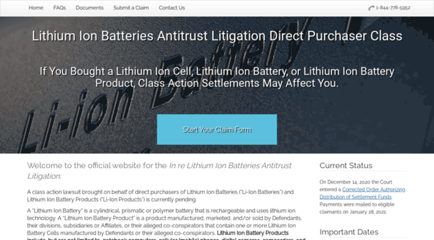 batteriesdirectpurchaserantitrustsettlement.com