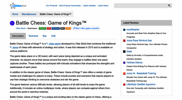 battle-chess-game-of-kings.updatestar.com