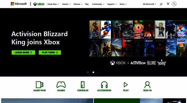 microsoft xbox official site