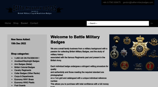 battlemilitarybadges.com