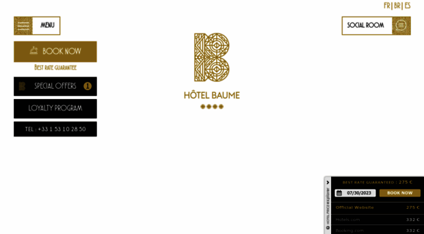 baume-hotel-paris.com