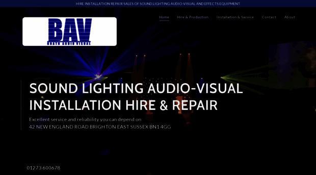 bavsoundlighting.co.uk