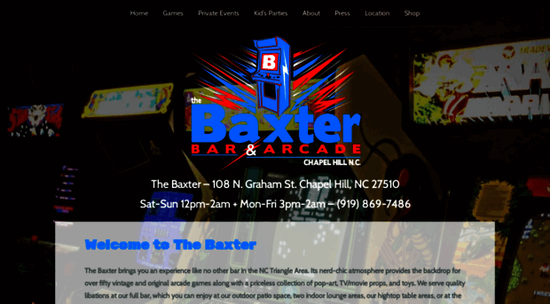 baxterarcade.com