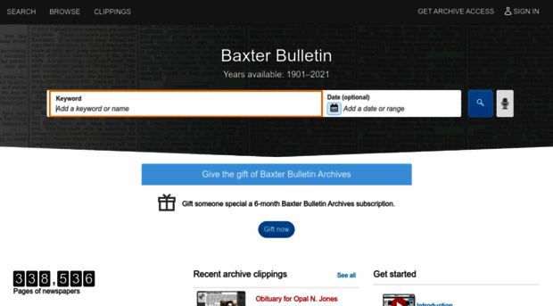 baxterbulletin.newspapers.com