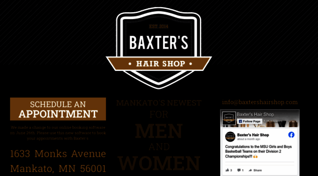 baxtershairshop.com