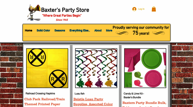 baxterspartystore.com