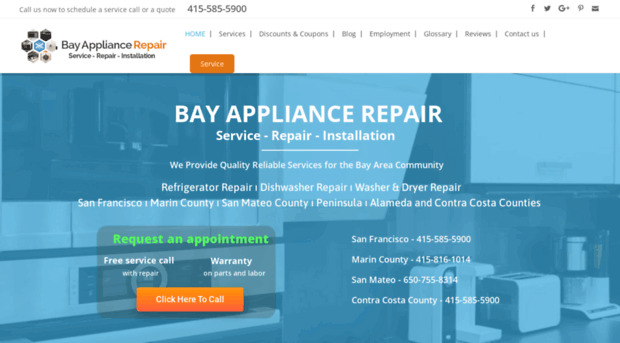 bayappliancerepair.com