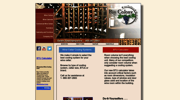 baycolonywinecellars.com