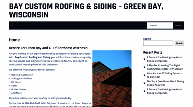 baycustomroofingsiding.com