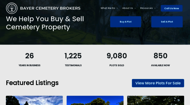 bayercemeterybrokers.com