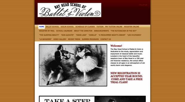 bayheadschoolofballetandviolin.com