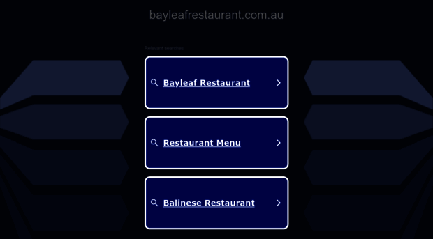 bayleafrestaurant.com.au